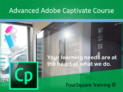 Adobe Captivate Advanced course poster