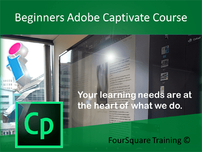 Adobe Captivate Beginners course poster