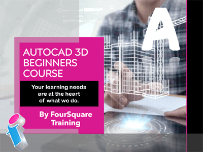 AutoCAD 3D Beginners course poster