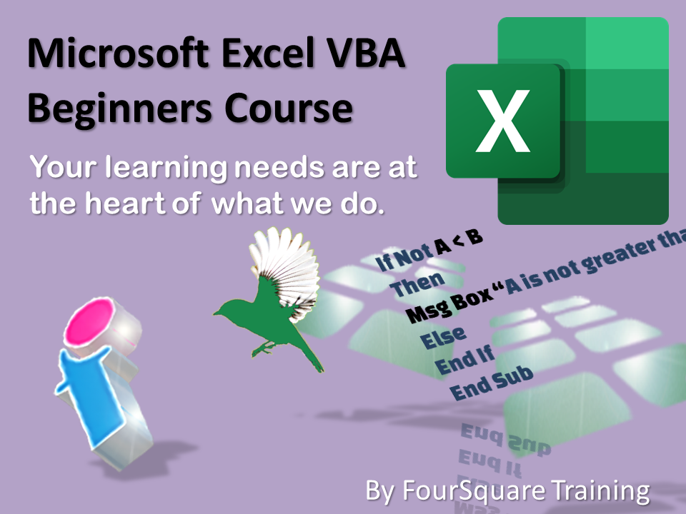 Microsoft Excel VBA course poster