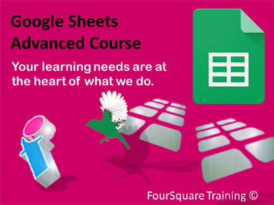 Google Sheets Advanced course poster