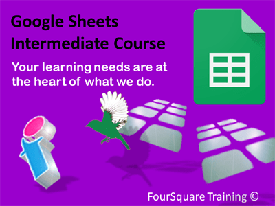 Google Sheets Intermediate course poster
