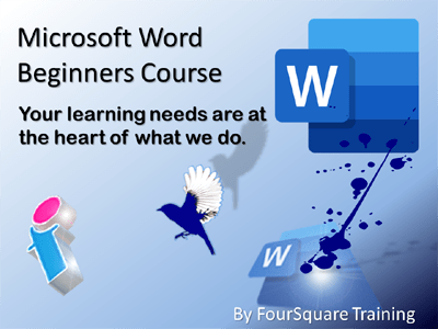 Microsoft Word Beginners course poster