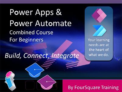 Microsoft Power Apps & Power Automate Combined course poster