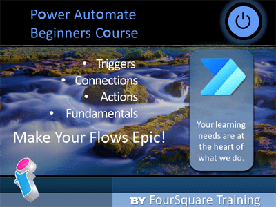 Microsoft Power Automate course poster