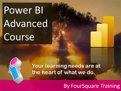 Microsoft Power BI Advanced course poster