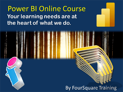 Microsoft Power BI Online course poster