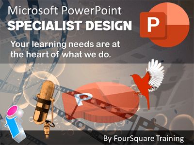 Microsoft PowerPoint Specialist Design course poster