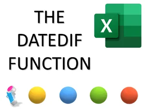 MS Excel DATEDIF function tutorial