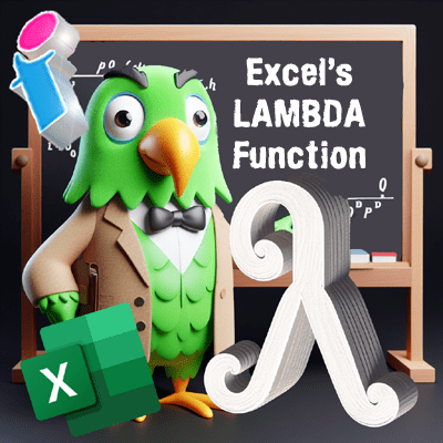 Excel Lambda function guide to online tutorials