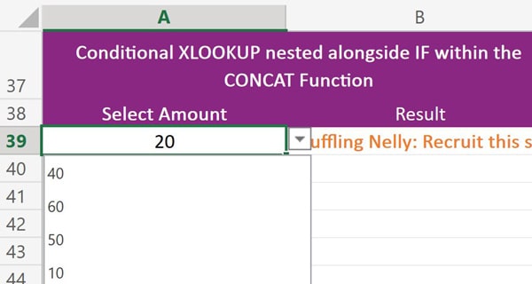 Nested XLOOKUP validation List