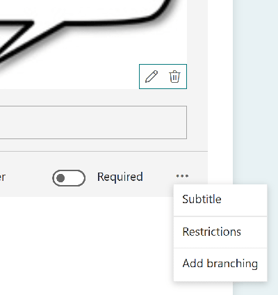 MS Forms Additional Settings