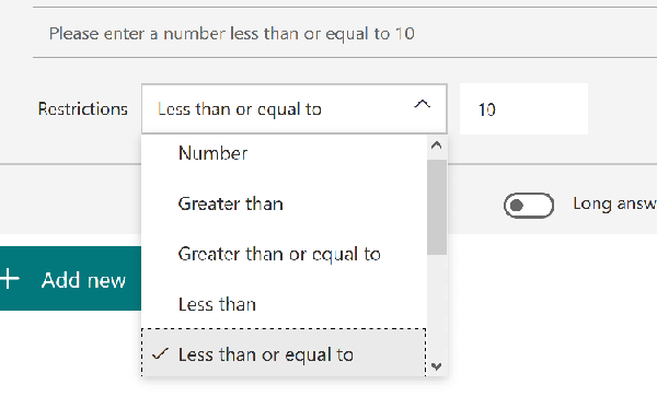 MS Forms Branching