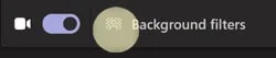 Open Background Filters in Teams