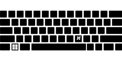 The Windows and M Shortcut Key