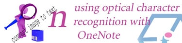 Microsoft OneNote OCR
