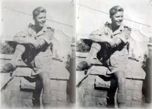 PhotoShop repaired image up to auto levels