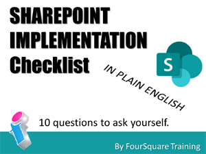 SharePoint Implementation Checklist in plain English