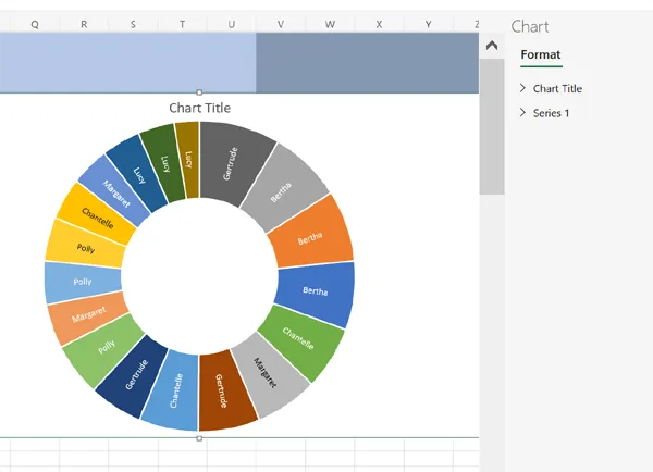 Excel Sunburst Chart Formatting Options