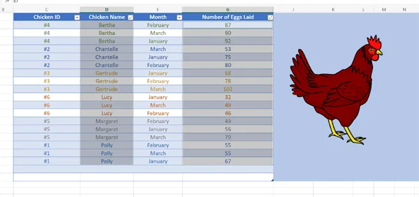 Sunburst Chart Select Columns