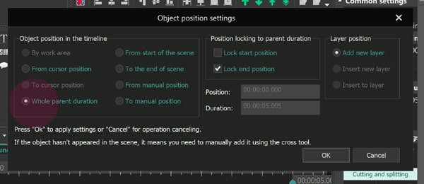 set whole parent duration for Gate filter