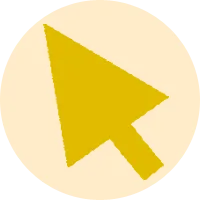 Mustard Transparent Mouse Pointer
